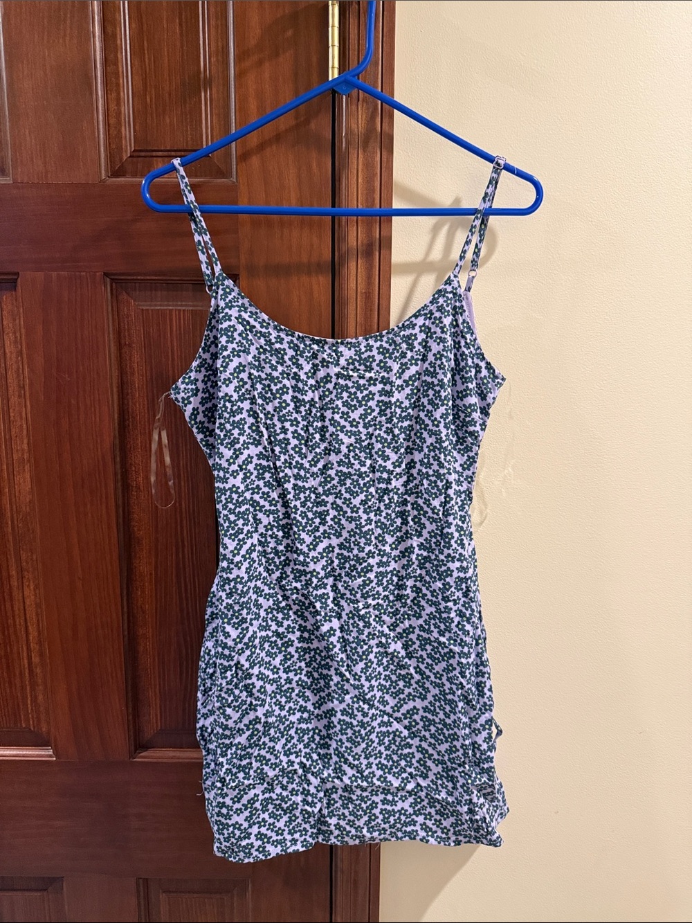 Floral Spaghetti-Strap Dress
